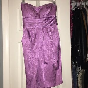 Silk Lavender Formal Dress, With Pockets!